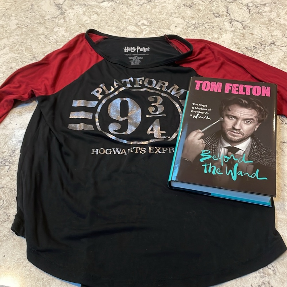 Harry Potter Fans! Tom Felton’s new book and Platform 9 3/4 Shirt